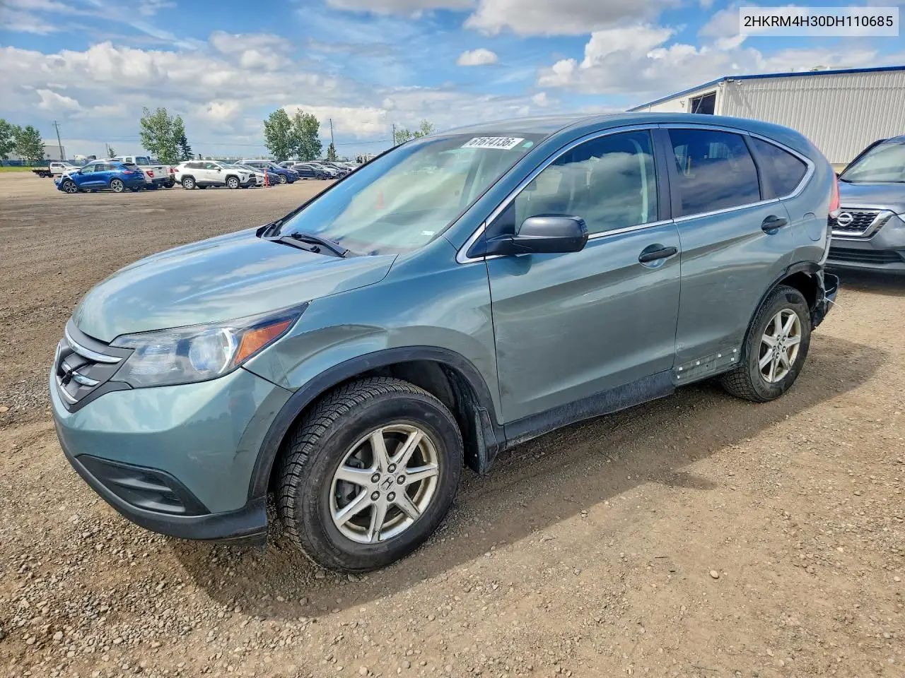 2013 Honda Cr-V Lx VIN: 2HKRM4H30DH110685 Lot: 61614136