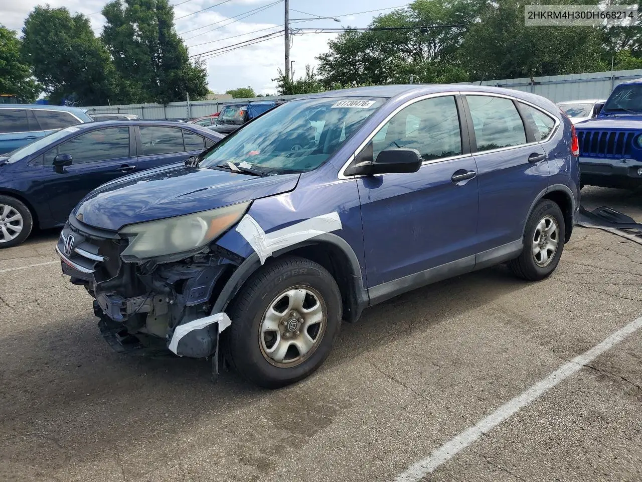 2HKRM4H30DH668214 2013 Honda Cr-V Lx