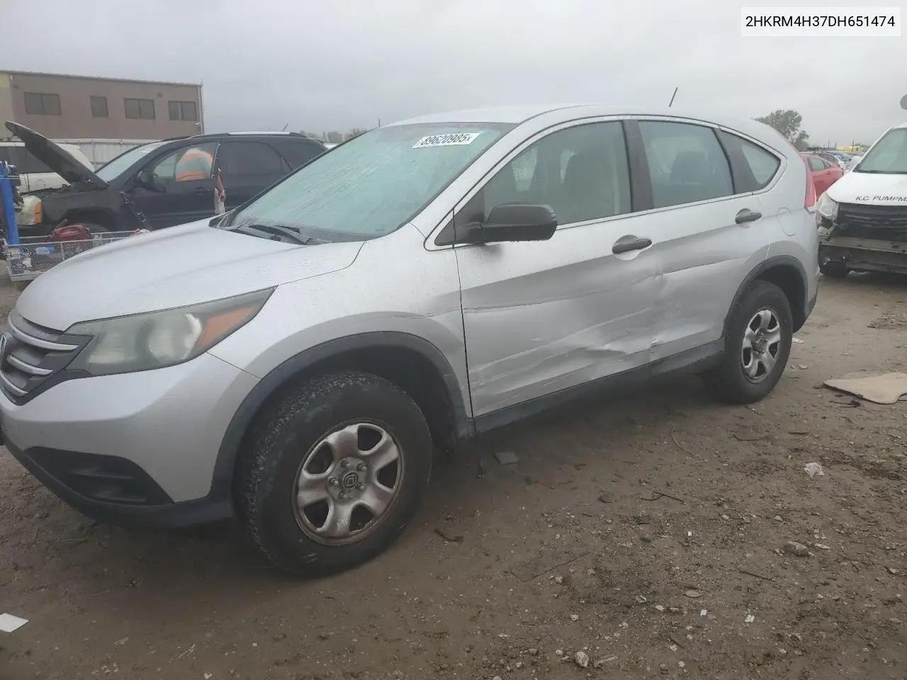 2HKRM4H37DH651474 2013 Honda Cr-V Lx