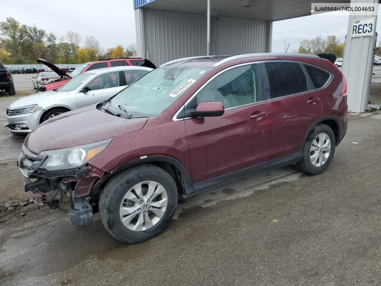 5J6RM4H74DL004653 2013 Honda Cr-V Exl
