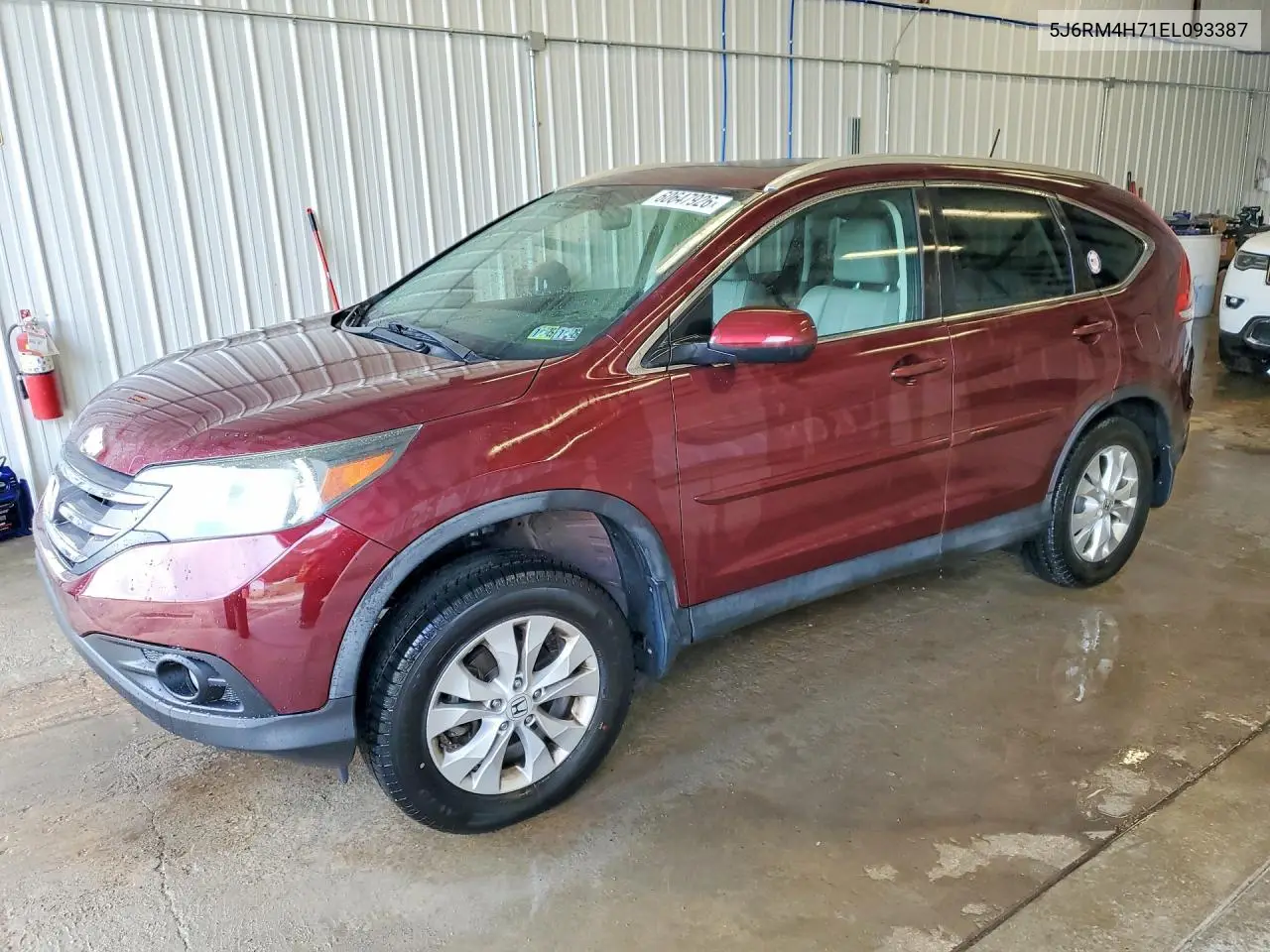 2014 Honda Cr-V Exl VIN: 5J6RM4H71EL093387 Lot: 60647926