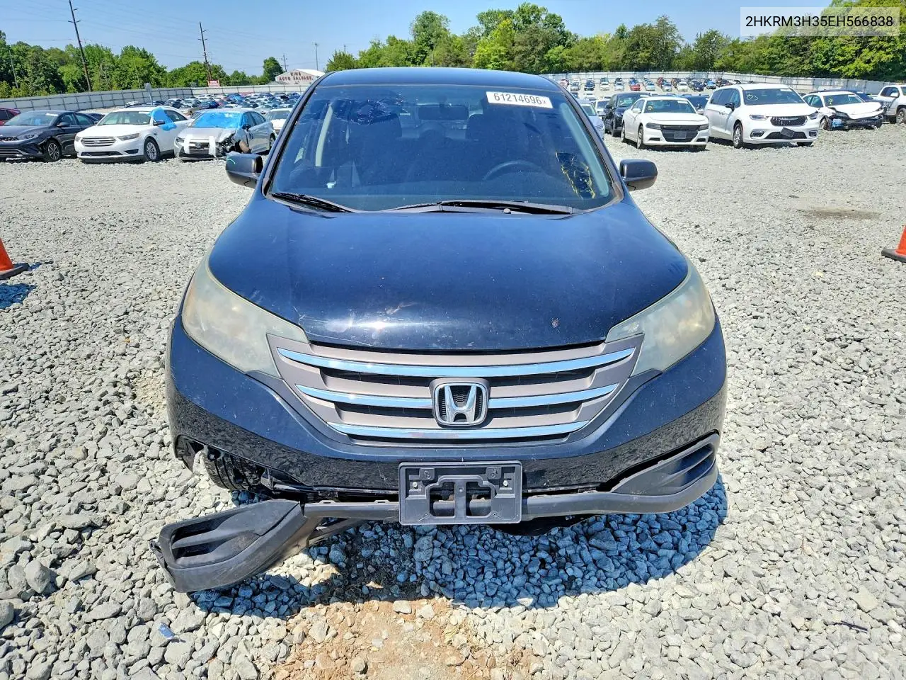 2014 Honda Cr-V Lx VIN: 2HKRM3H35EH566838 Lot: 61214696