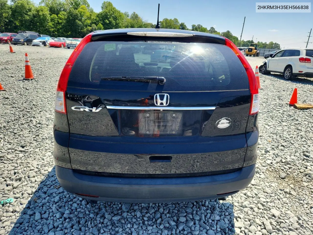 2014 Honda Cr-V Lx VIN: 2HKRM3H35EH566838 Lot: 61214696