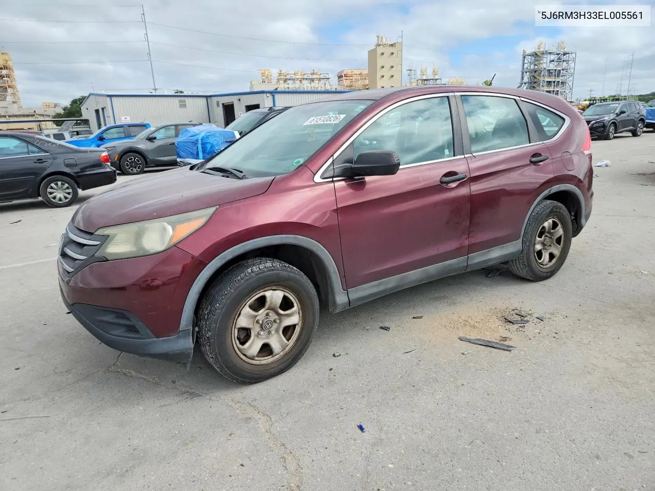 2014 Honda Cr-V Lx VIN: 5J6RM3H33EL005561 Lot: 61510826