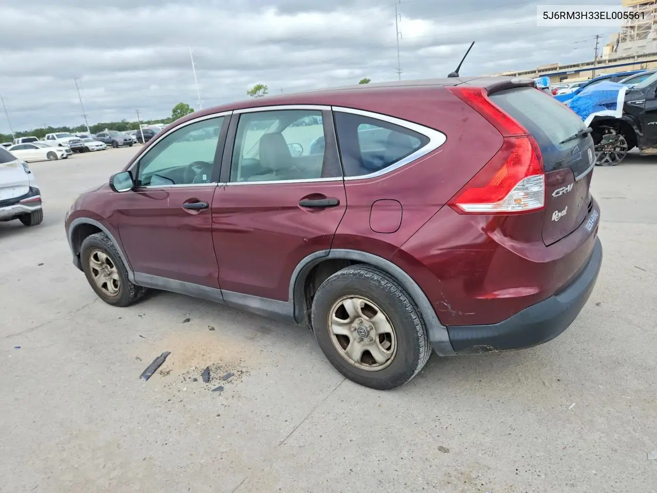2014 Honda Cr-V Lx VIN: 5J6RM3H33EL005561 Lot: 61510826