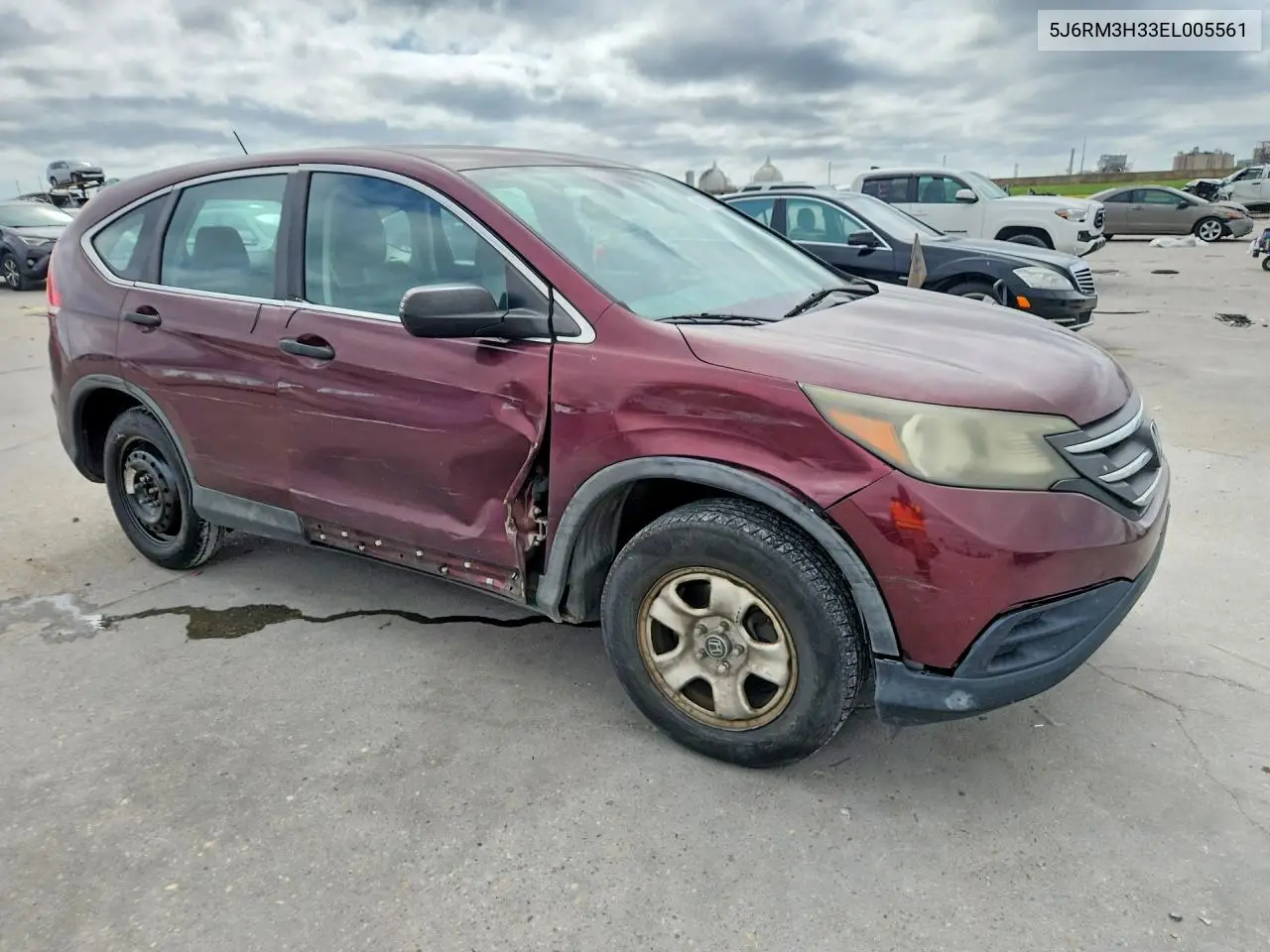 2014 Honda Cr-V Lx VIN: 5J6RM3H33EL005561 Lot: 61510826
