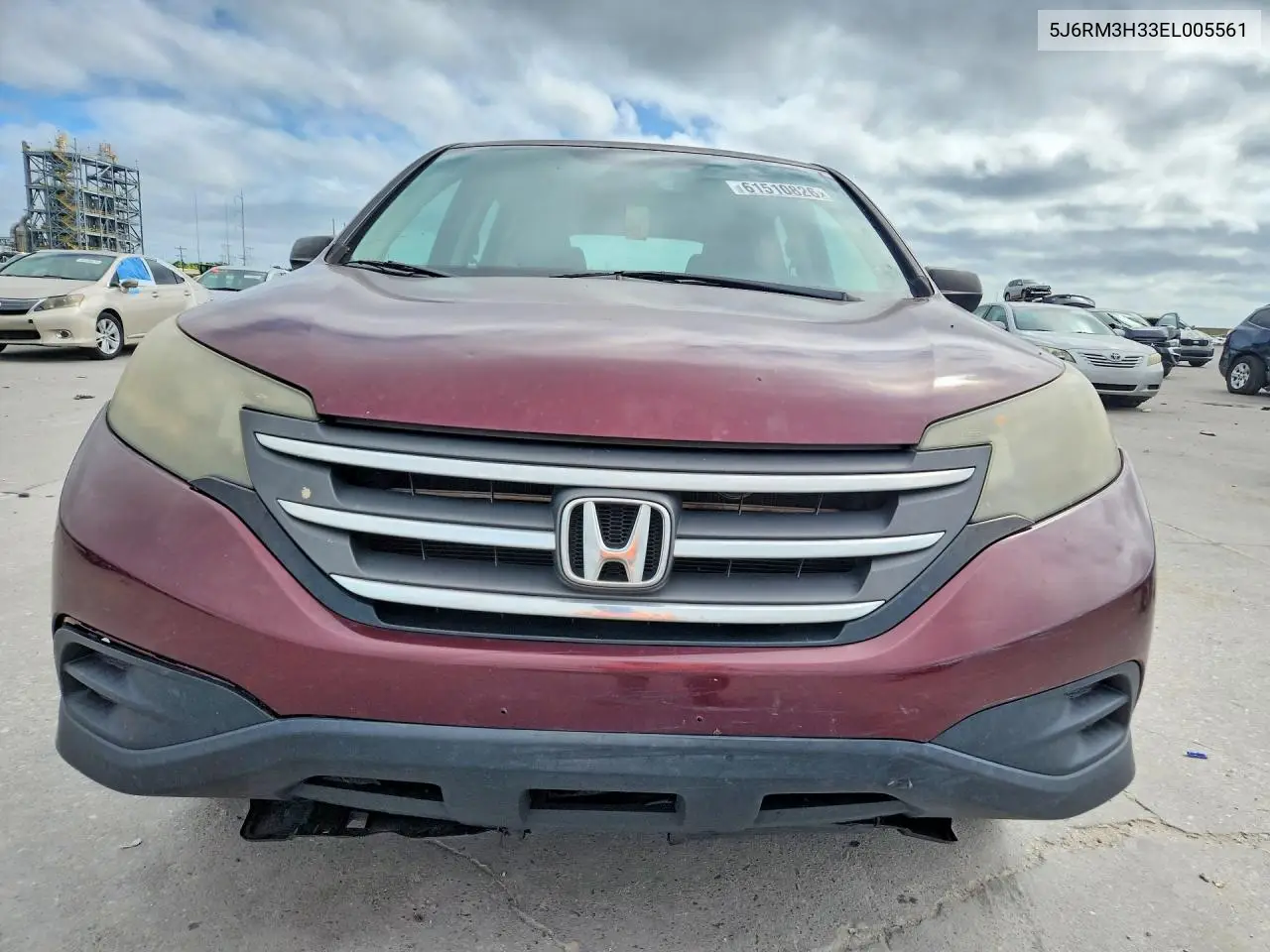 2014 Honda Cr-V Lx VIN: 5J6RM3H33EL005561 Lot: 61510826