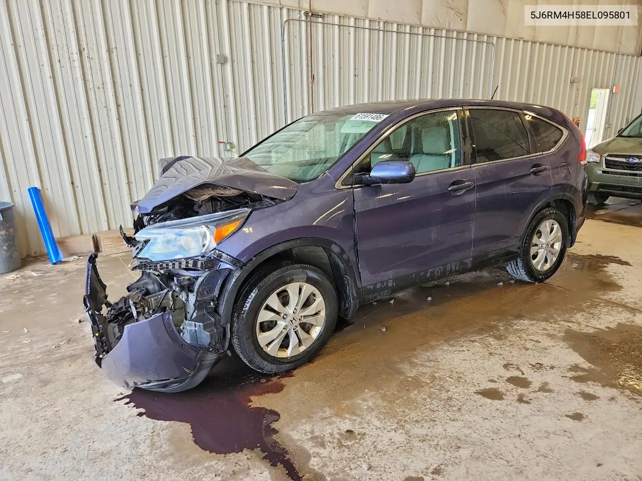 2014 Honda Cr-V Ex VIN: 5J6RM4H58EL095801 Lot: 61591486