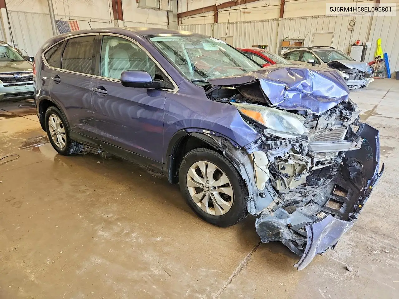 2014 Honda Cr-V Ex VIN: 5J6RM4H58EL095801 Lot: 61591486