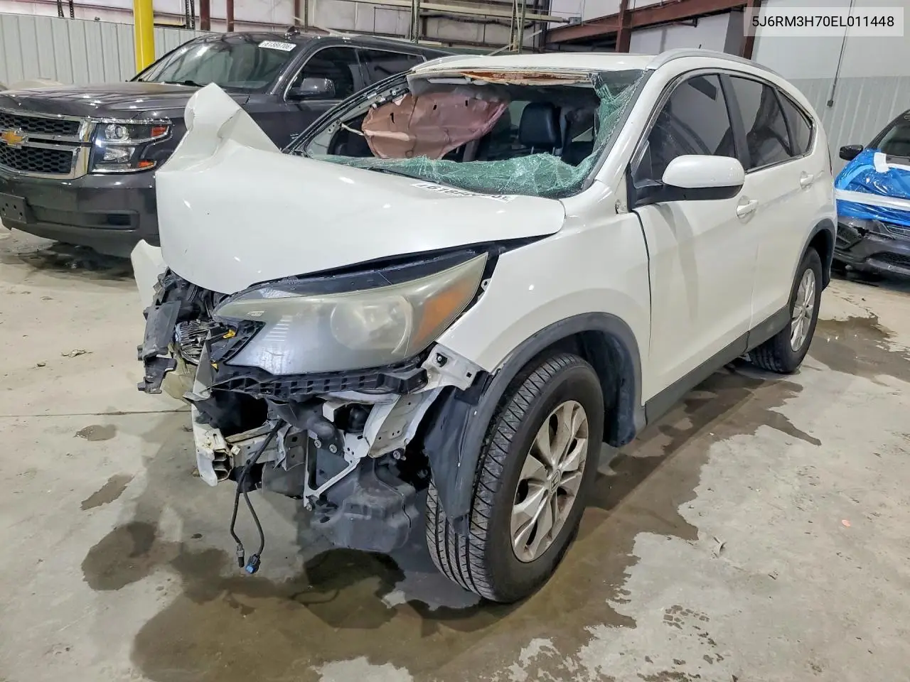 2014 Honda Cr-V Exl VIN: 5J6RM3H70EL011448 Lot: 61860356