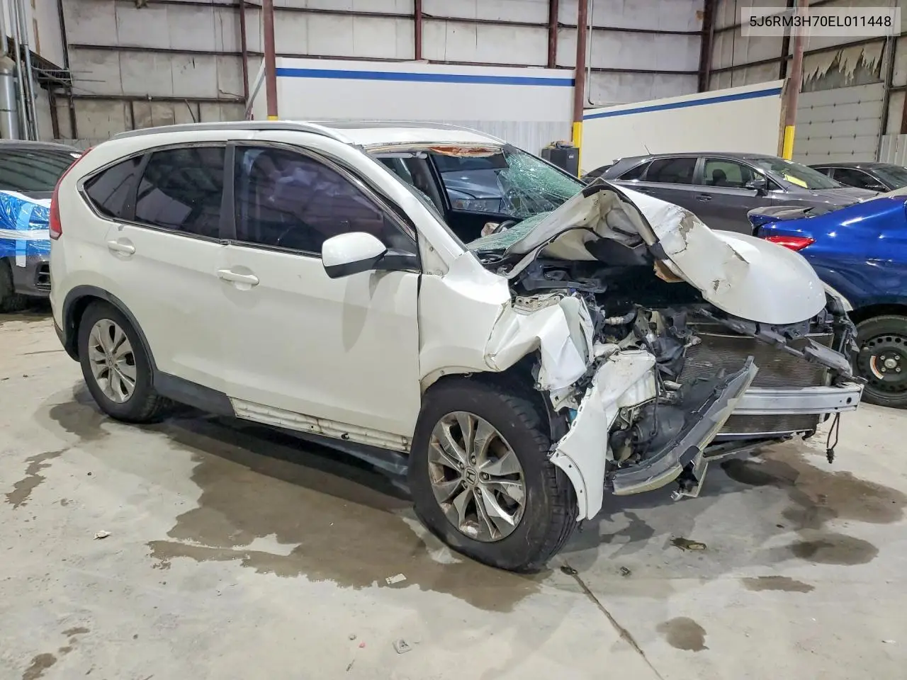 2014 Honda Cr-V Exl VIN: 5J6RM3H70EL011448 Lot: 61860356