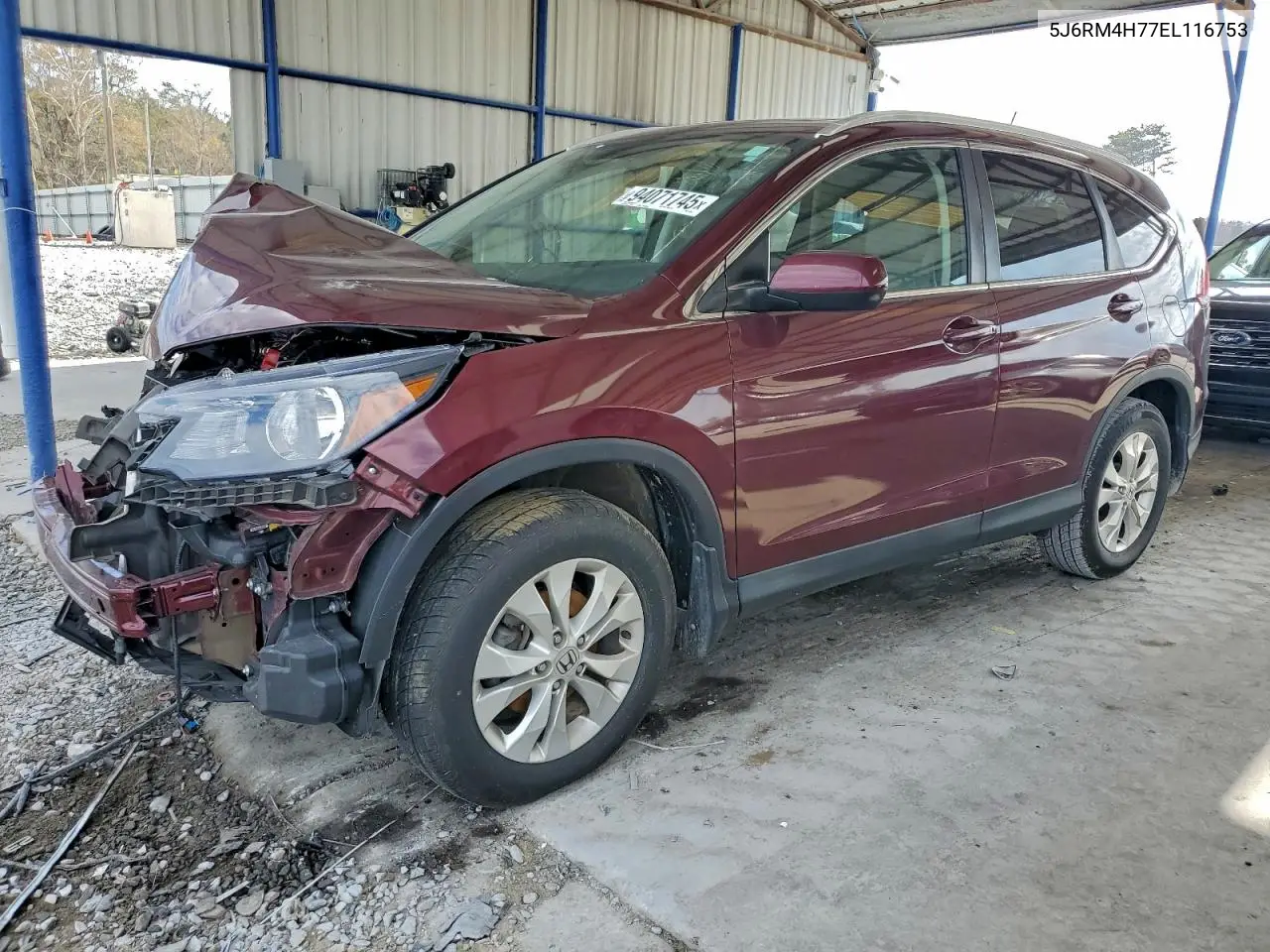 5J6RM4H77EL116753 2014 Honda Cr-V Exl