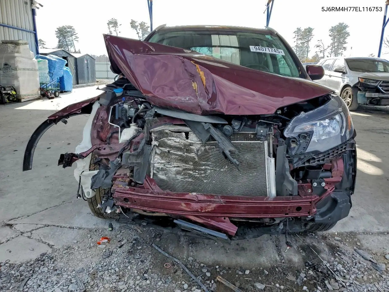 5J6RM4H77EL116753 2014 Honda Cr-V Exl