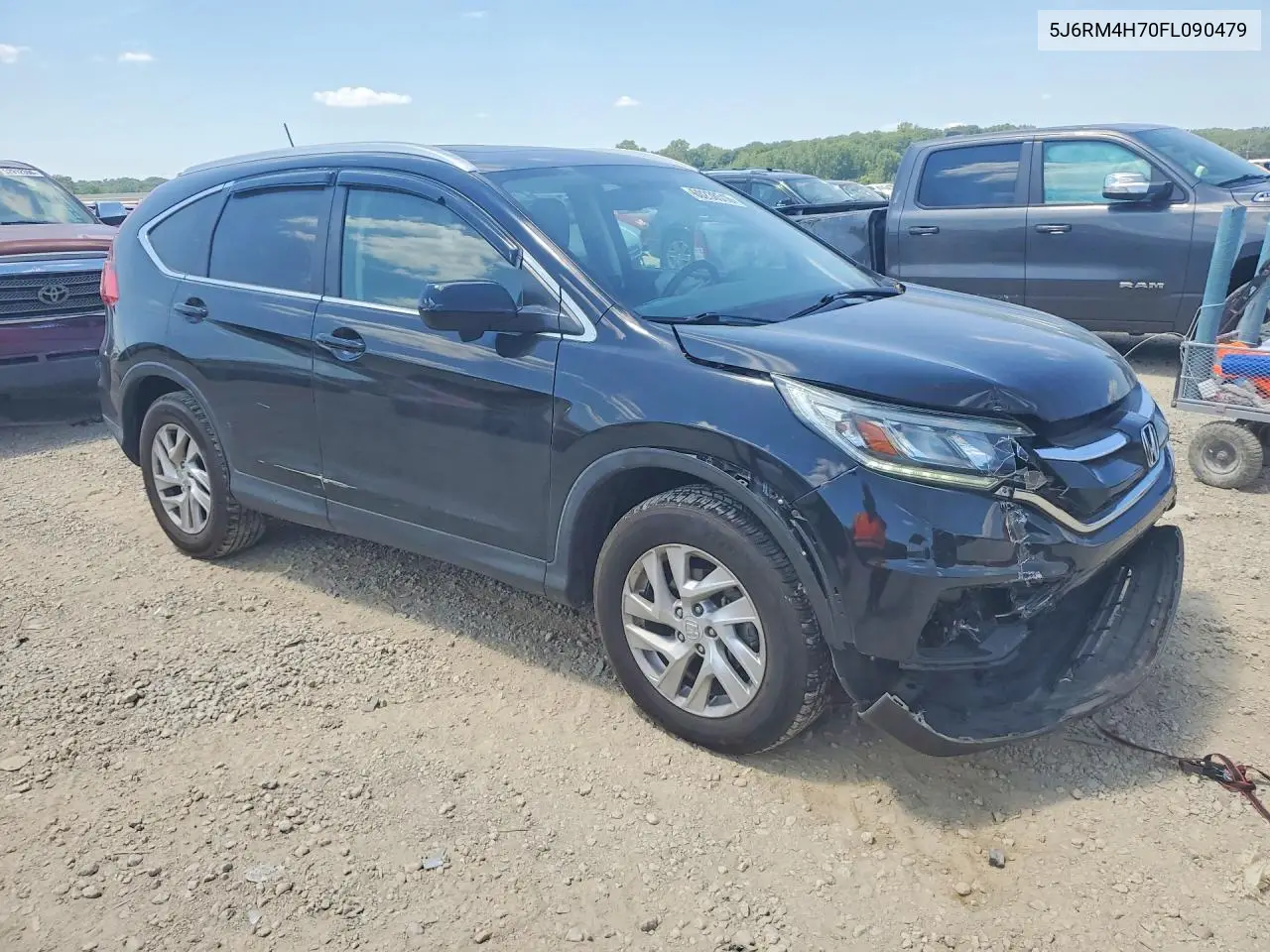 2015 Honda Cr-V Exl VIN: 5J6RM4H70FL090479 Lot: 60238516