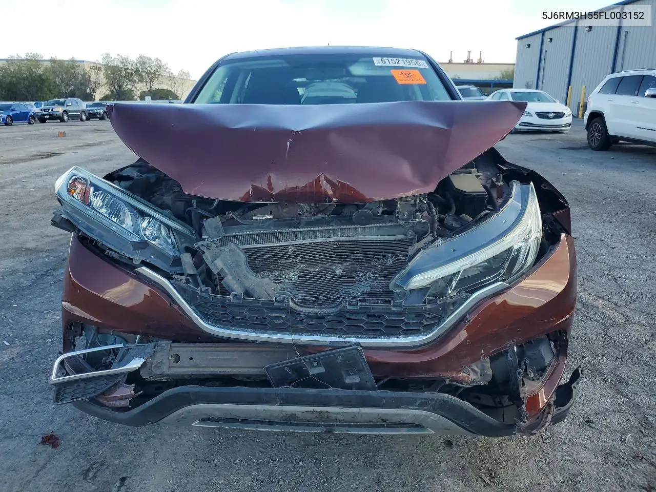 2015 Honda Cr-V Ex VIN: 5J6RM3H55FL003152 Lot: 61521956