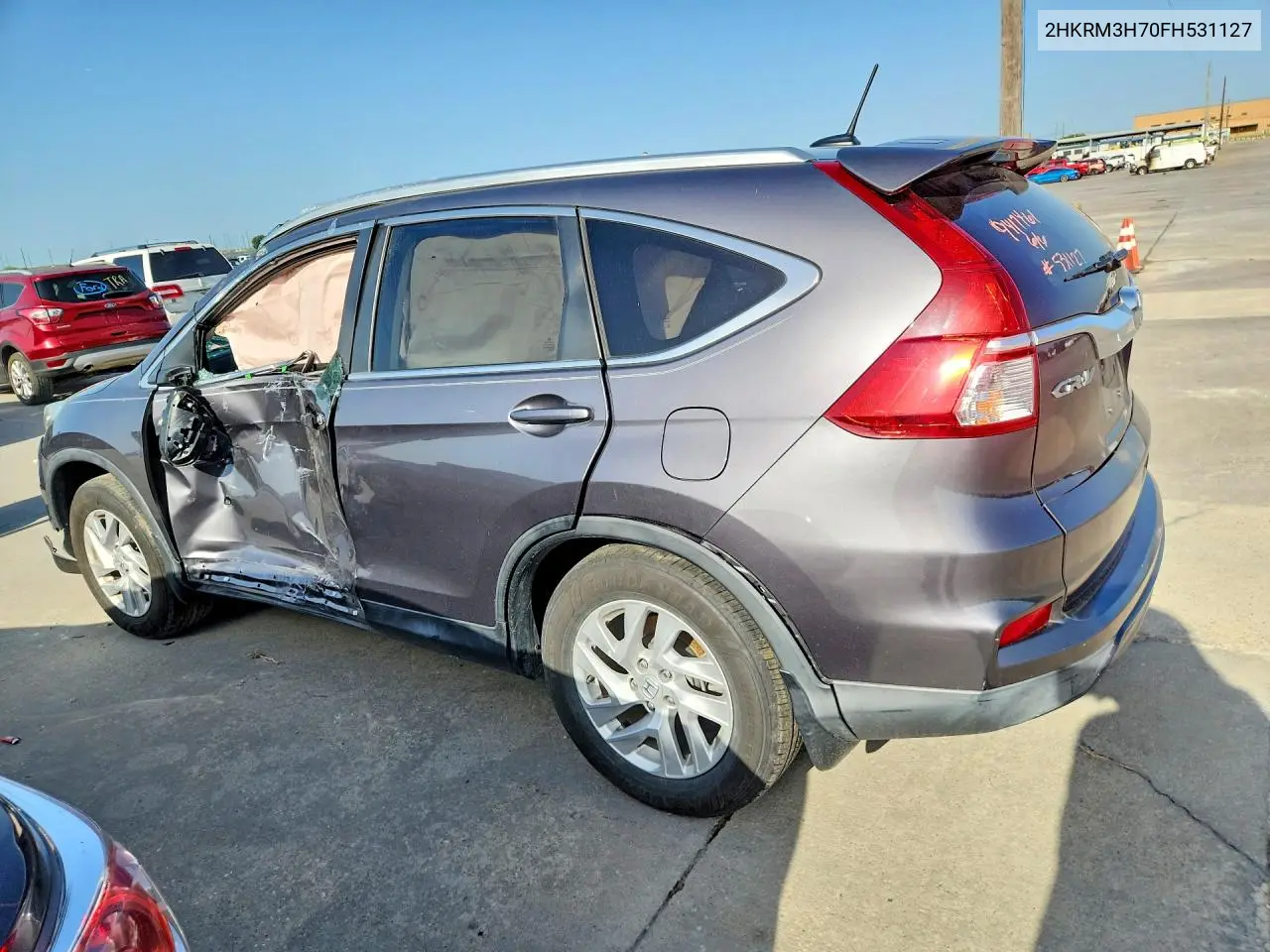2015 Honda Cr-V VIN: 2HKRM3H70FH531127 Lot: 61669096