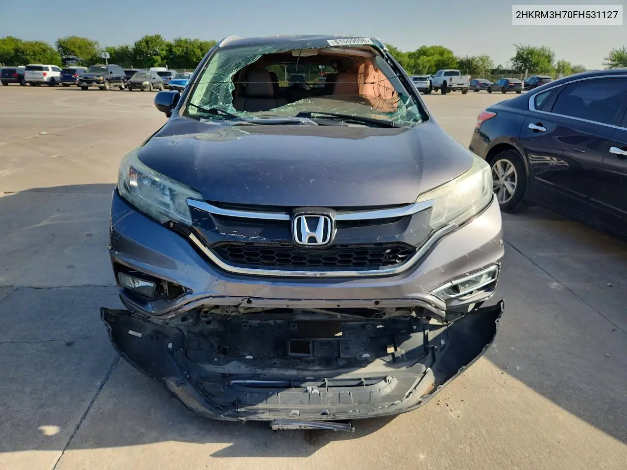 2015 Honda Cr-V VIN: 2HKRM3H70FH531127 Lot: 61669096