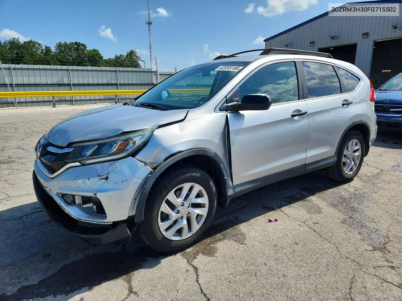 2015 Honda Cr-V Lx VIN: 3CZRM3H30FG715502 Lot: 62095196