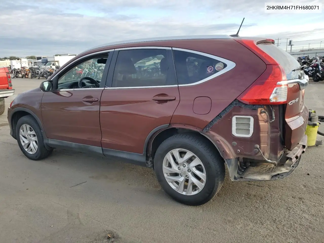 2HKRM4H71FH680071 2015 Honda Cr-V Exl