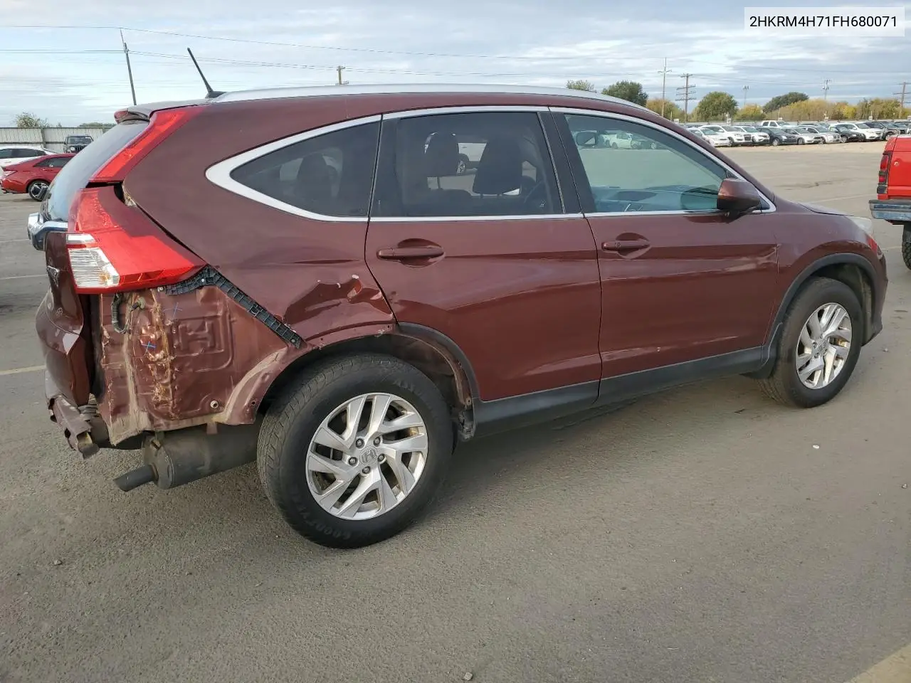 2HKRM4H71FH680071 2015 Honda Cr-V Exl