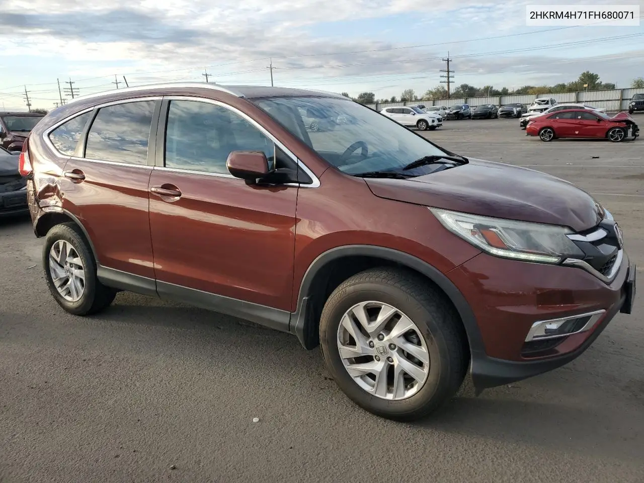 2HKRM4H71FH680071 2015 Honda Cr-V Exl