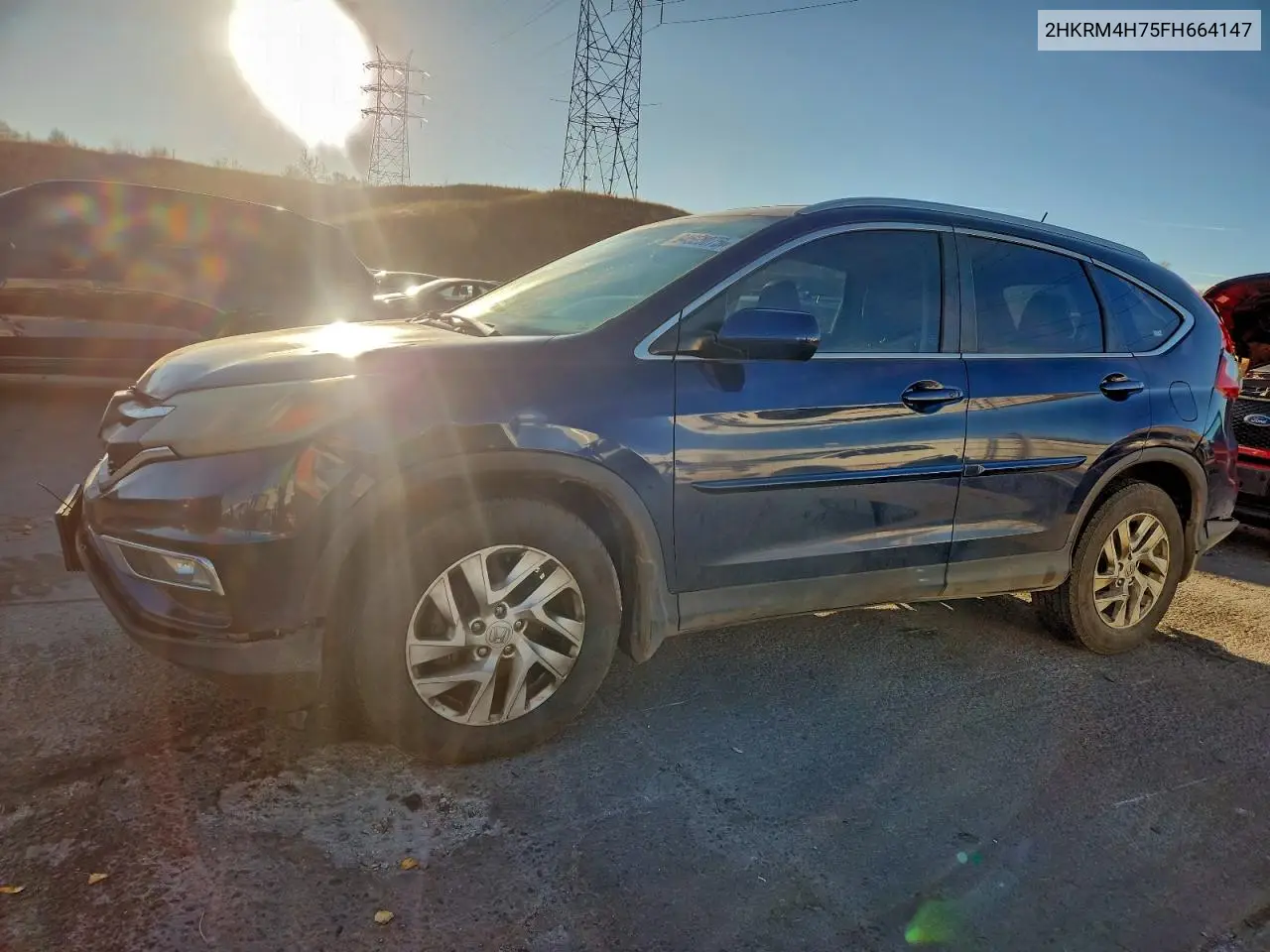 2HKRM4H75FH664147 2015 Honda Cr-V Exl