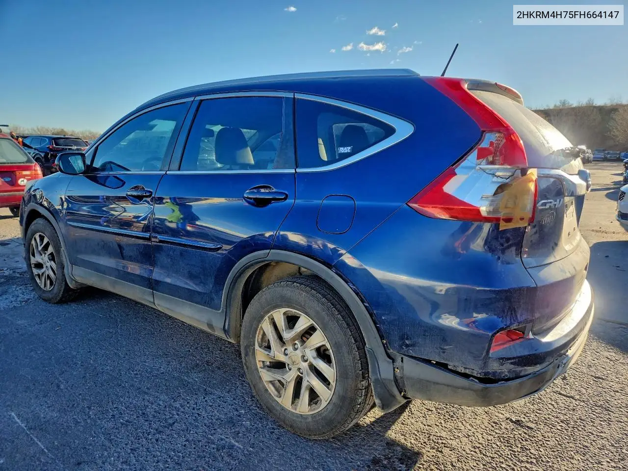 2HKRM4H75FH664147 2015 Honda Cr-V Exl