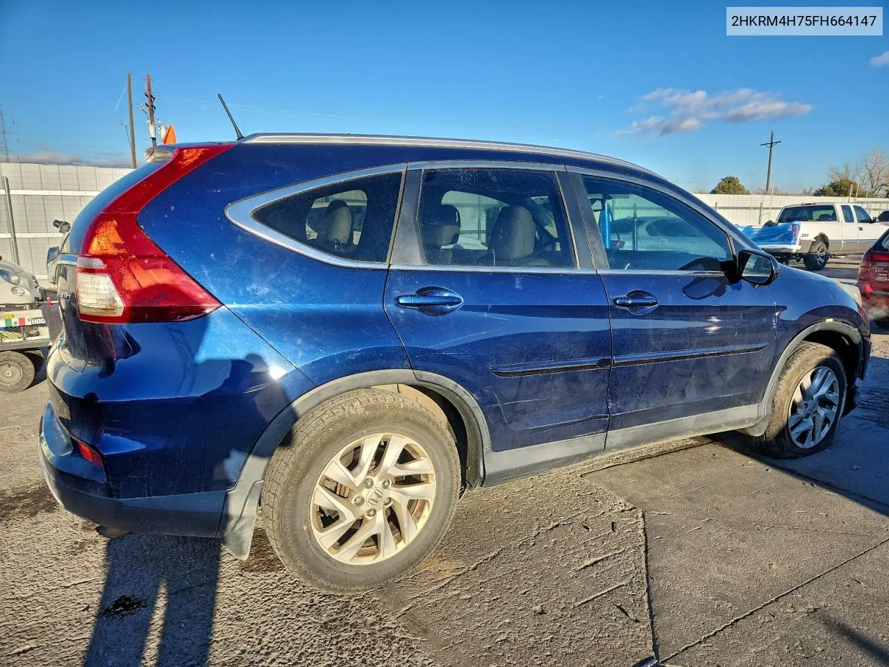 2HKRM4H75FH664147 2015 Honda Cr-V Exl