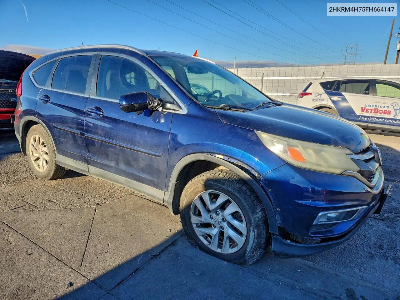 2HKRM4H75FH664147 2015 Honda Cr-V Exl