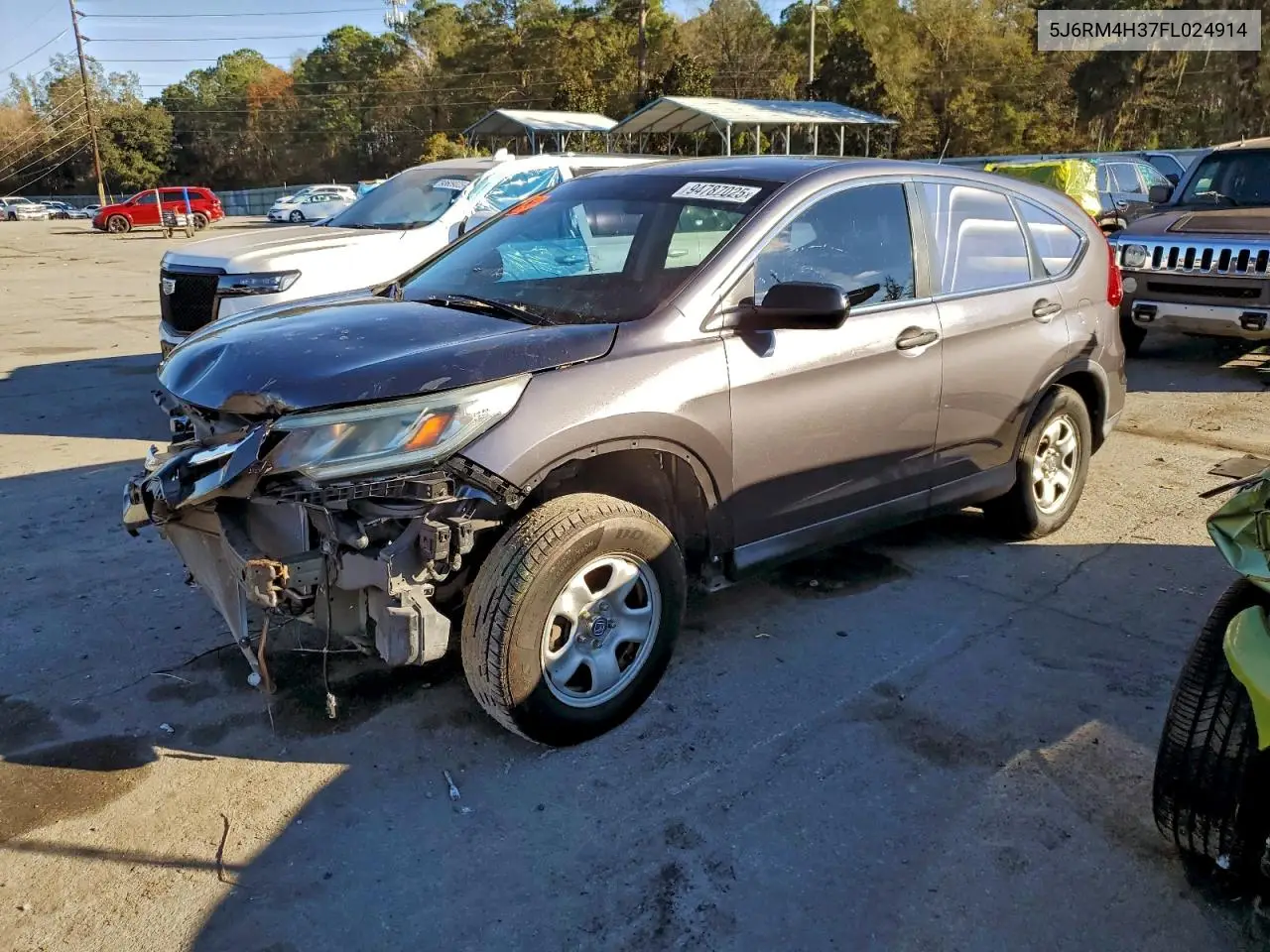 5J6RM4H37FL024914 2015 Honda Cr-V Lx