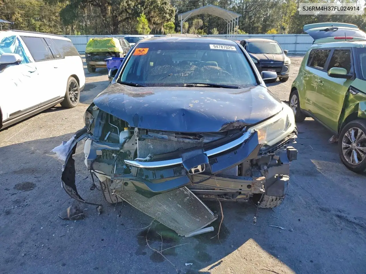 5J6RM4H37FL024914 2015 Honda Cr-V Lx
