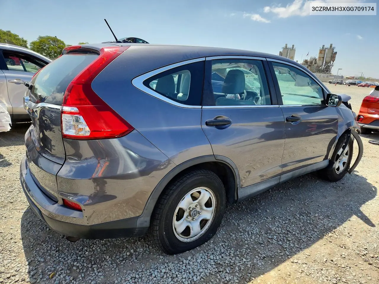 2016 Honda Cr-V Lx VIN: 3CZRM3H3XGG709174 Lot: 59124216