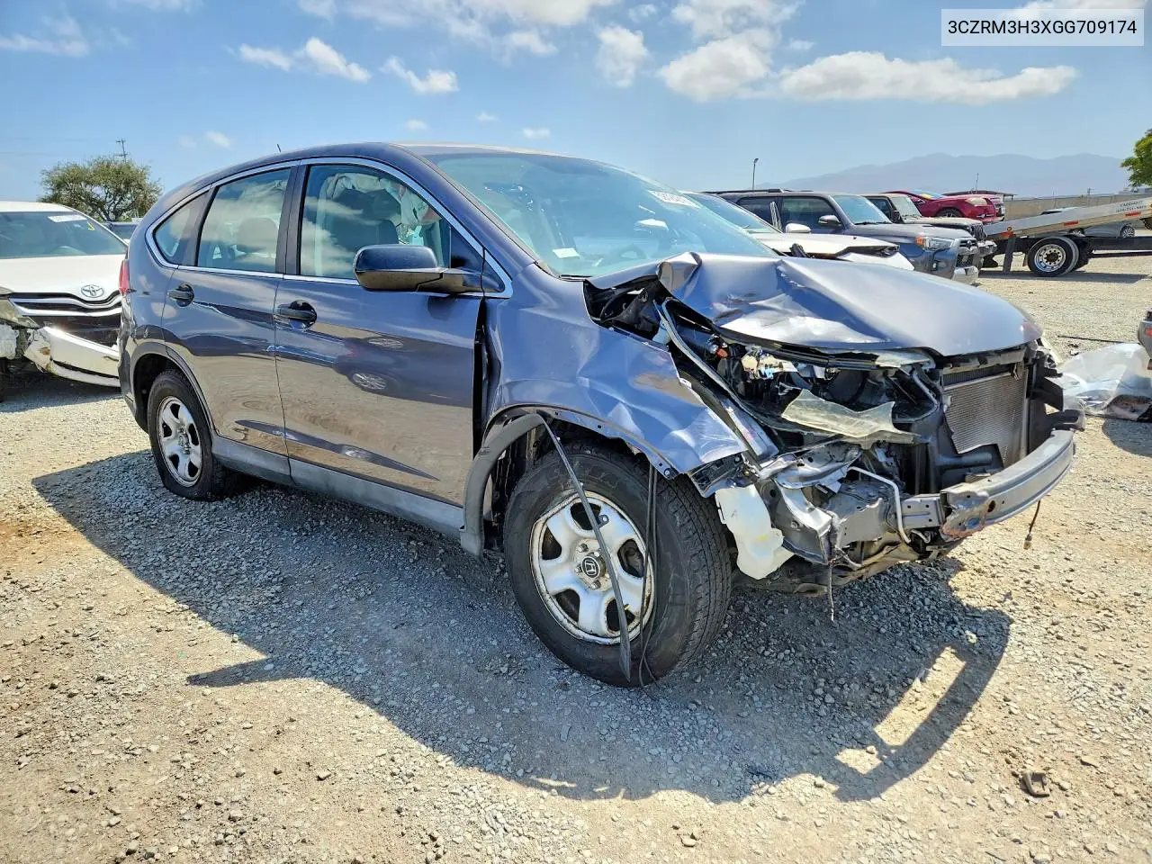 2016 Honda Cr-V Lx VIN: 3CZRM3H3XGG709174 Lot: 59124216