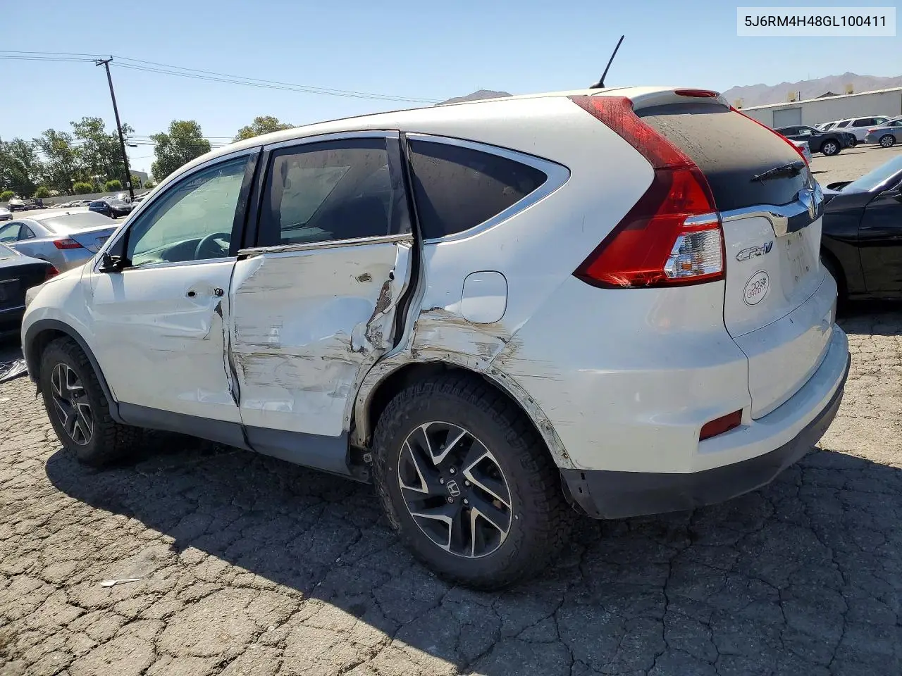 2016 Honda Cr-V Se VIN: 5J6RM4H48GL100411 Lot: 59347586