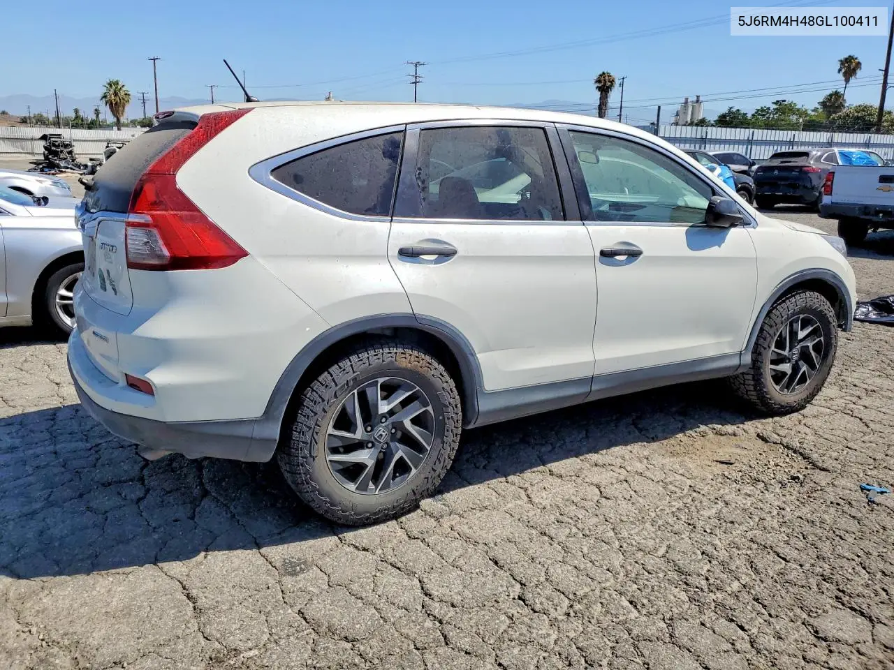 2016 Honda Cr-V Se VIN: 5J6RM4H48GL100411 Lot: 59347586