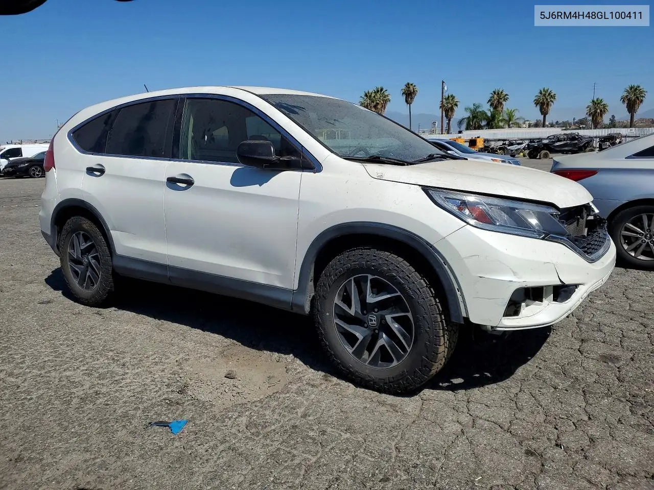 2016 Honda Cr-V Se VIN: 5J6RM4H48GL100411 Lot: 59347586