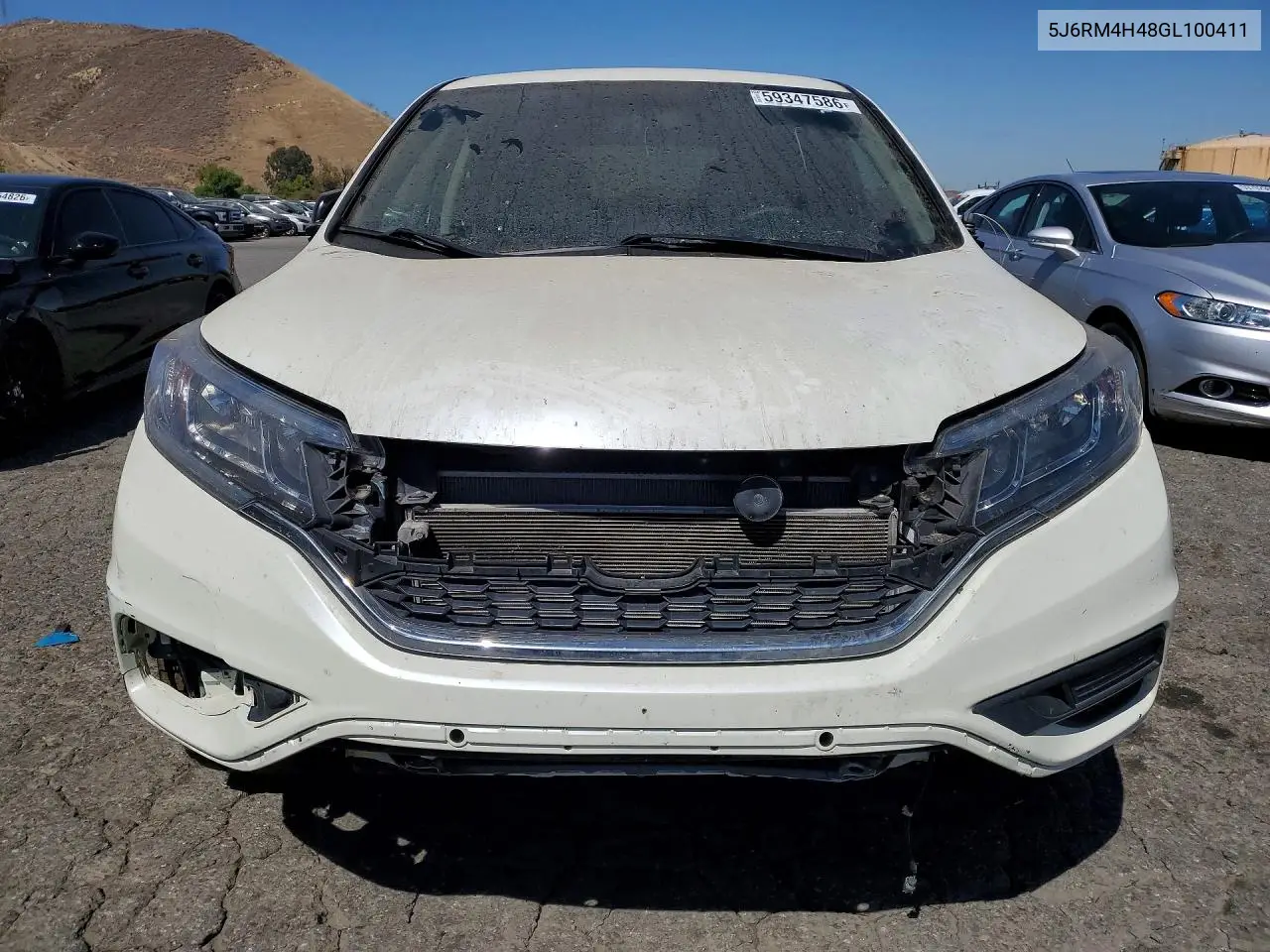 2016 Honda Cr-V Se VIN: 5J6RM4H48GL100411 Lot: 59347586
