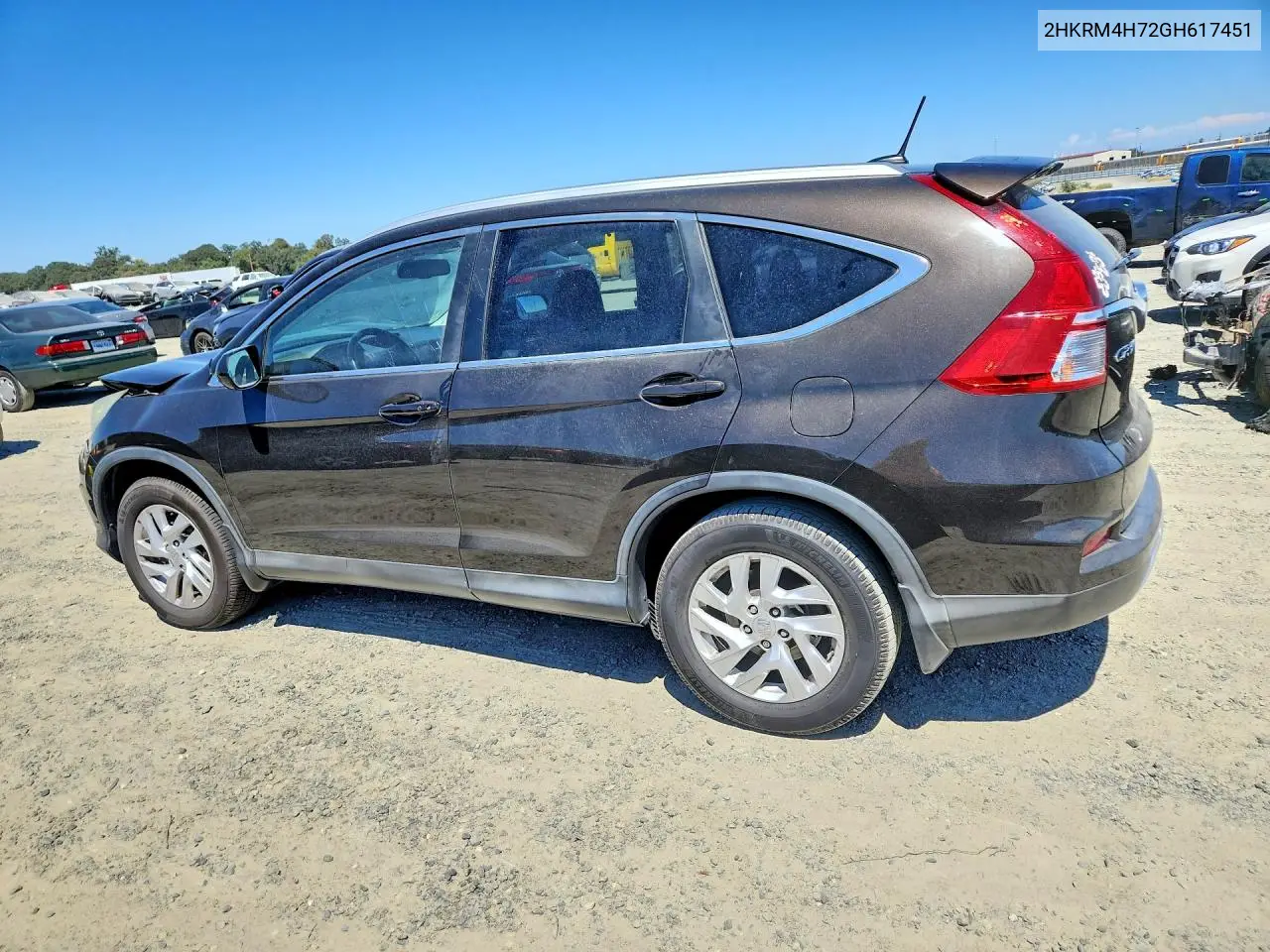 2016 Honda Cr-V Exl VIN: 2HKRM4H72GH617451 Lot: 60184626