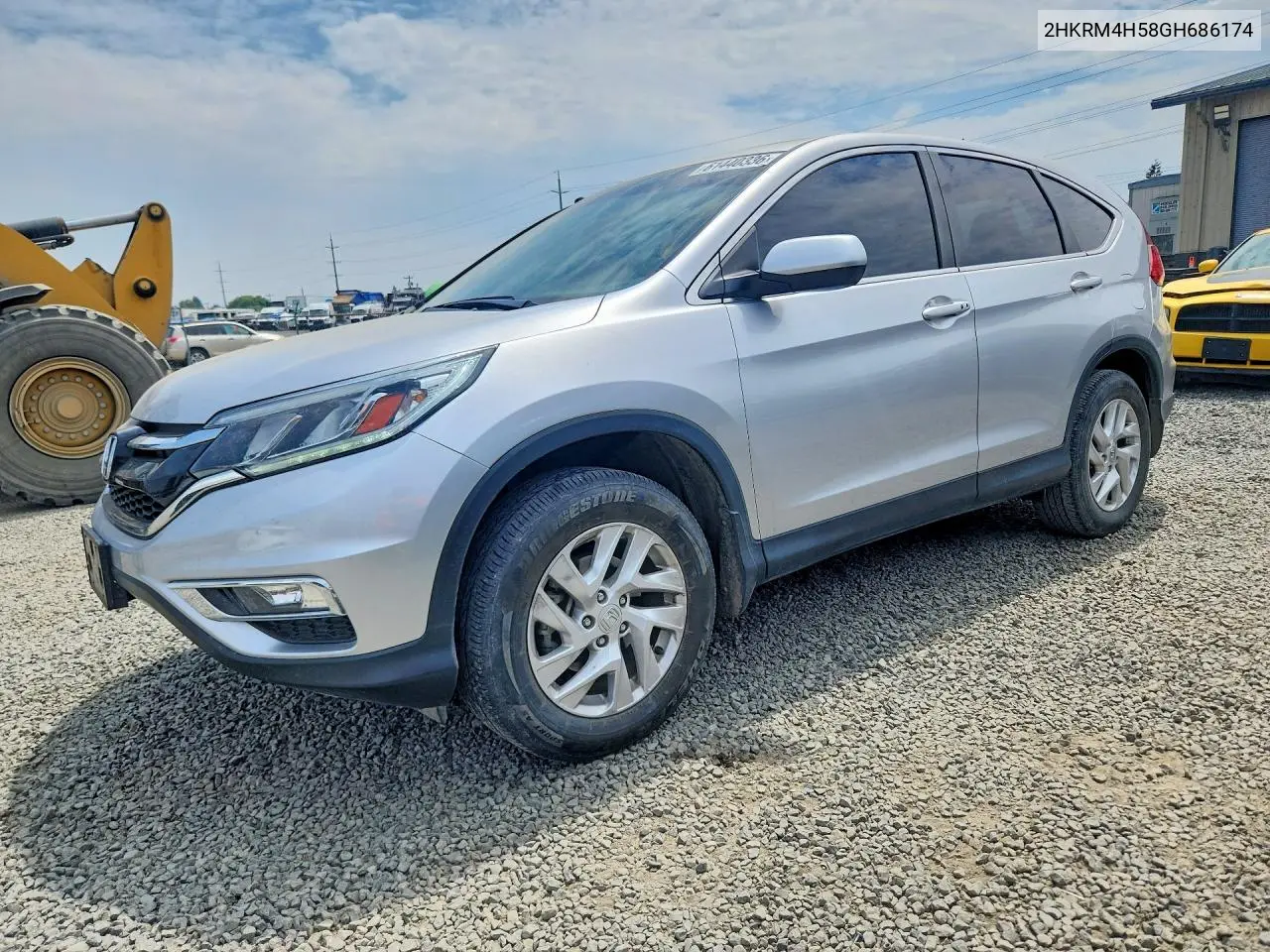 2016 Honda Cr-V Ex VIN: 2HKRM4H58GH686174 Lot: 61440336