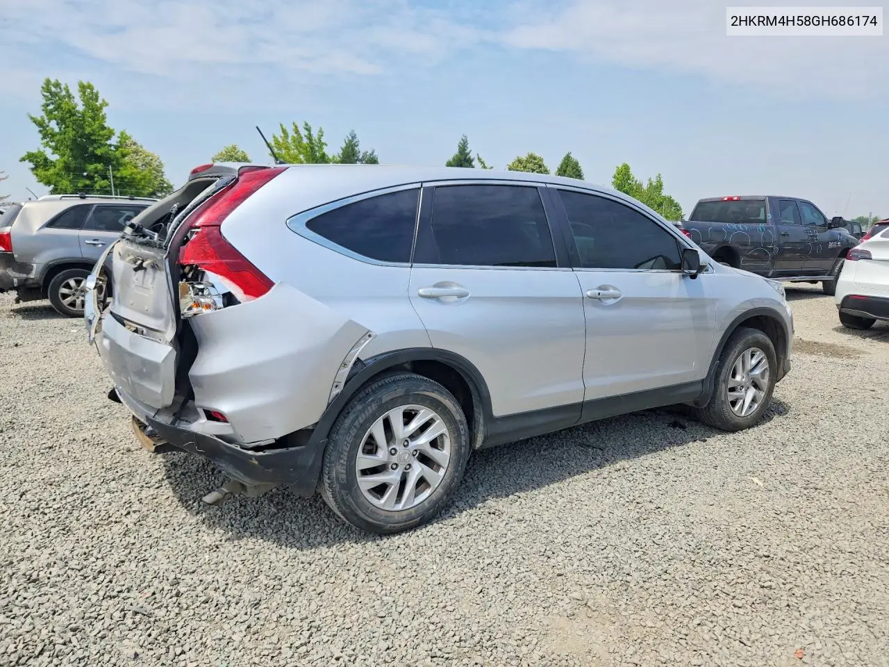 2016 Honda Cr-V Ex VIN: 2HKRM4H58GH686174 Lot: 61440336