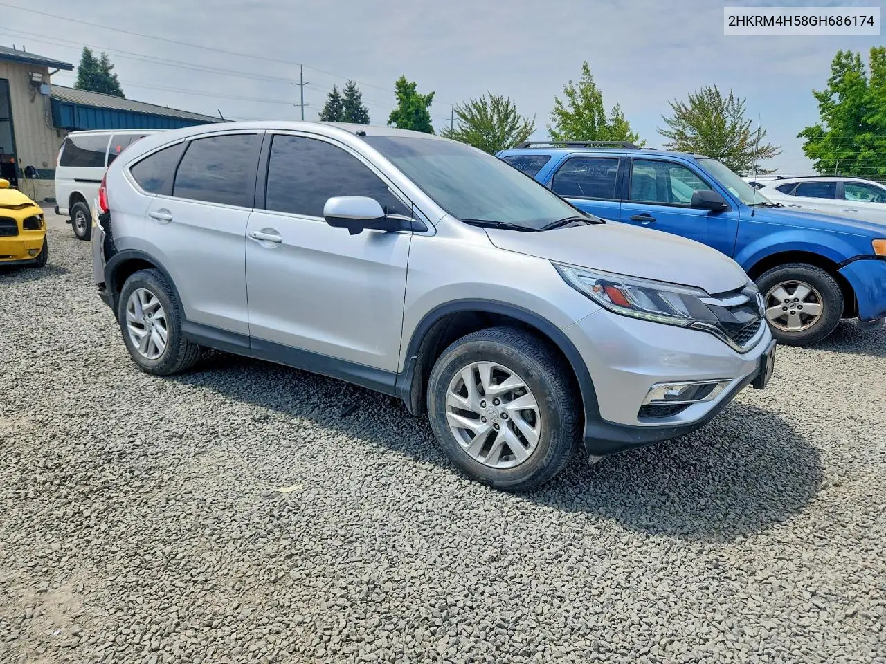 2016 Honda Cr-V Ex VIN: 2HKRM4H58GH686174 Lot: 61440336