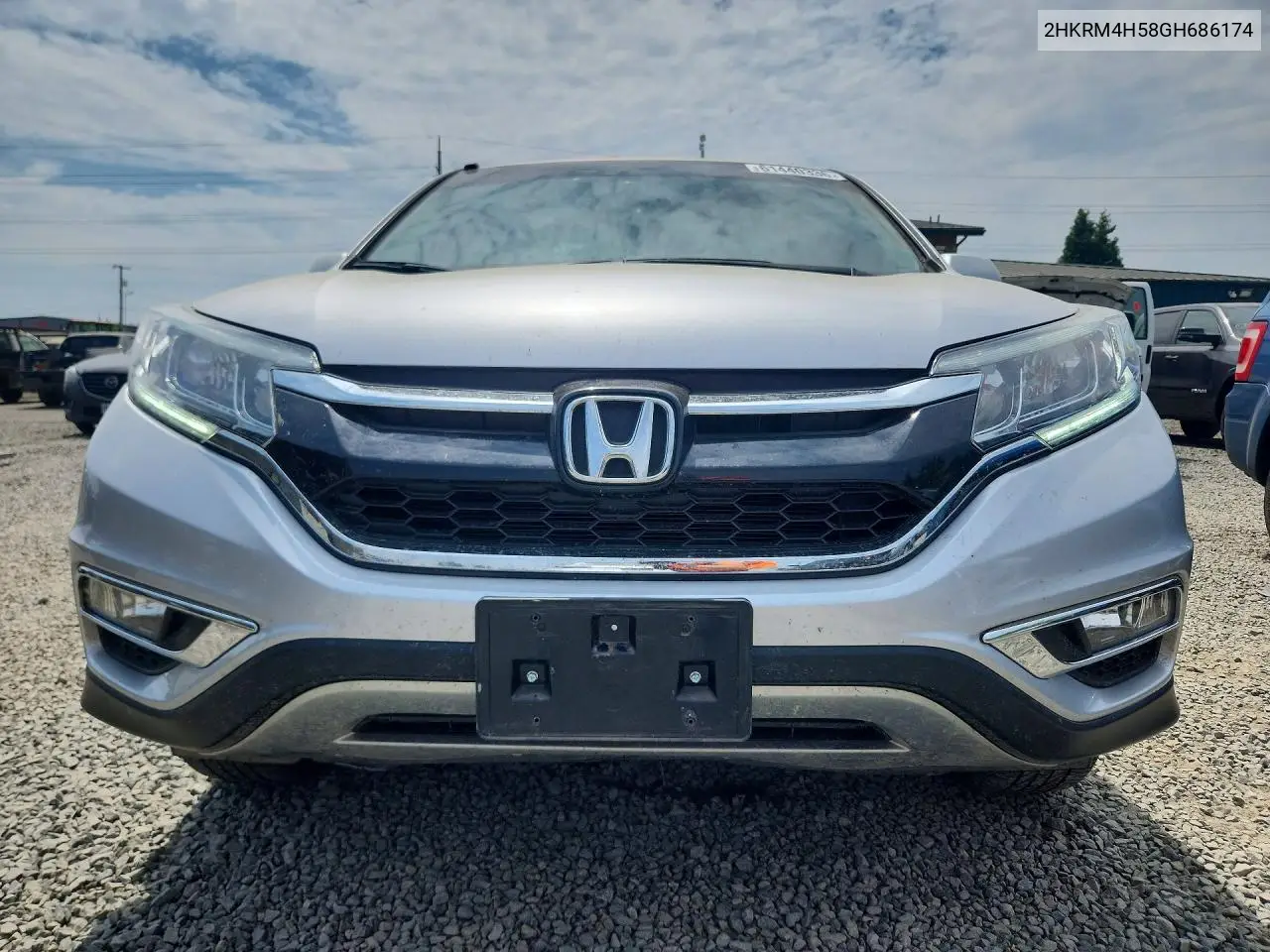 2016 Honda Cr-V Ex VIN: 2HKRM4H58GH686174 Lot: 61440336