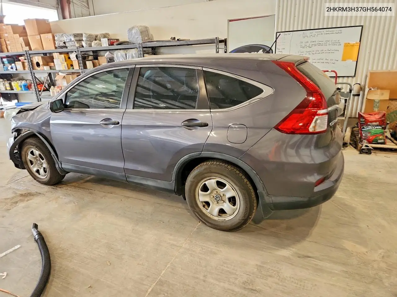 2016 Honda Cr-V Lx VIN: 2HKRM3H37GH564074 Lot: 61533176