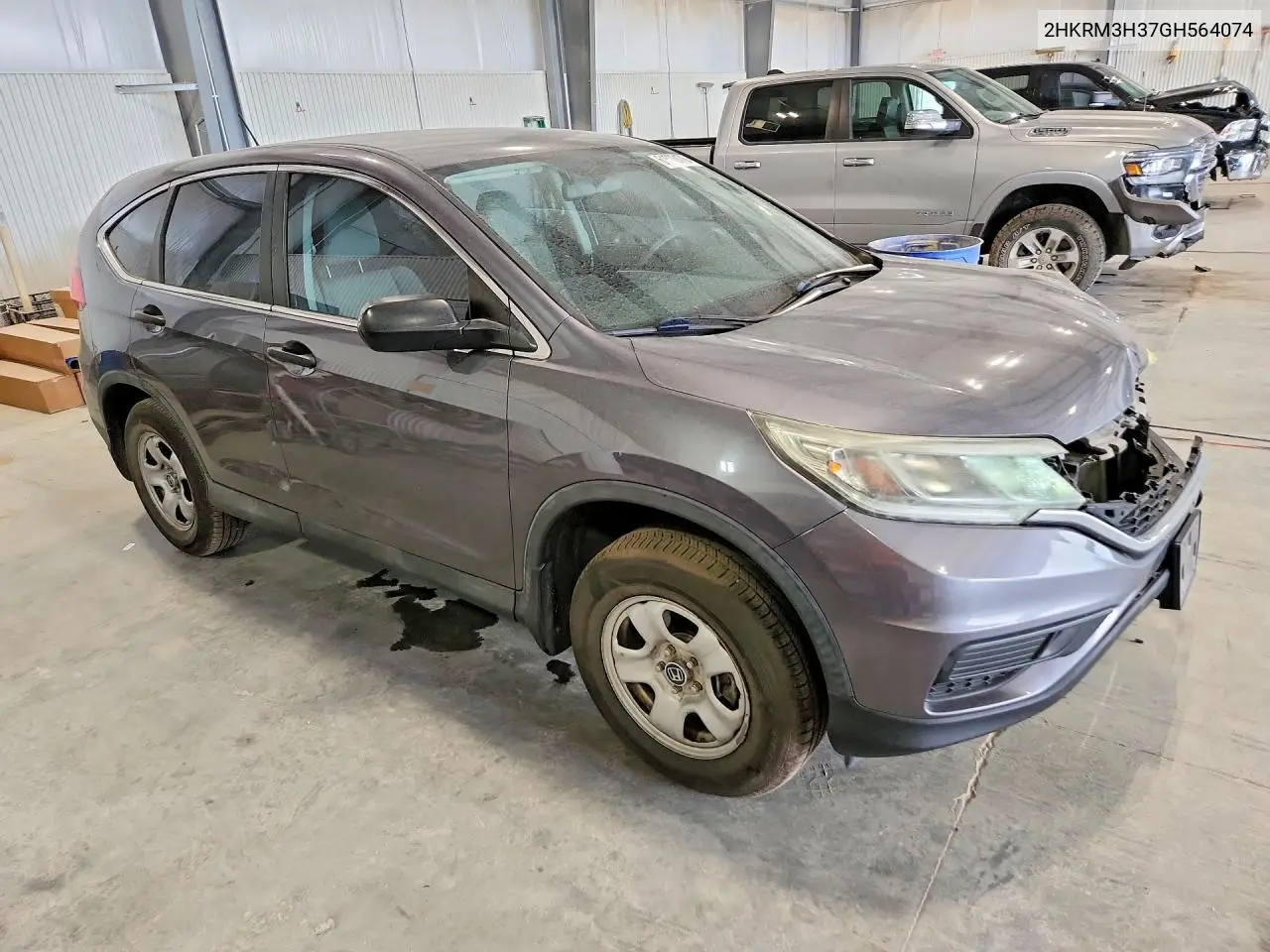 2016 Honda Cr-V Lx VIN: 2HKRM3H37GH564074 Lot: 61533176