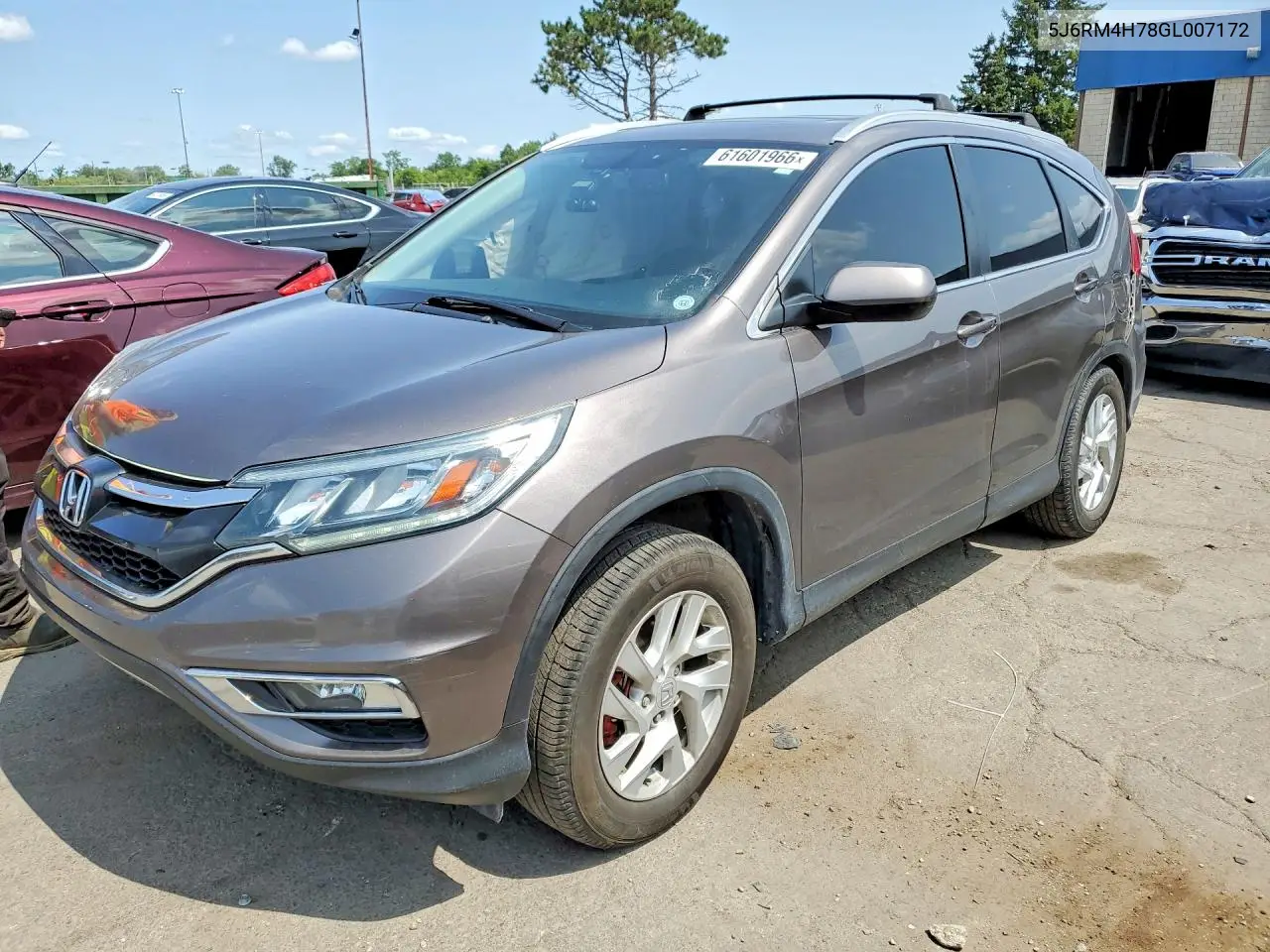 2016 Honda Cr-V Exl VIN: 5J6RM4H78GL007172 Lot: 61601966