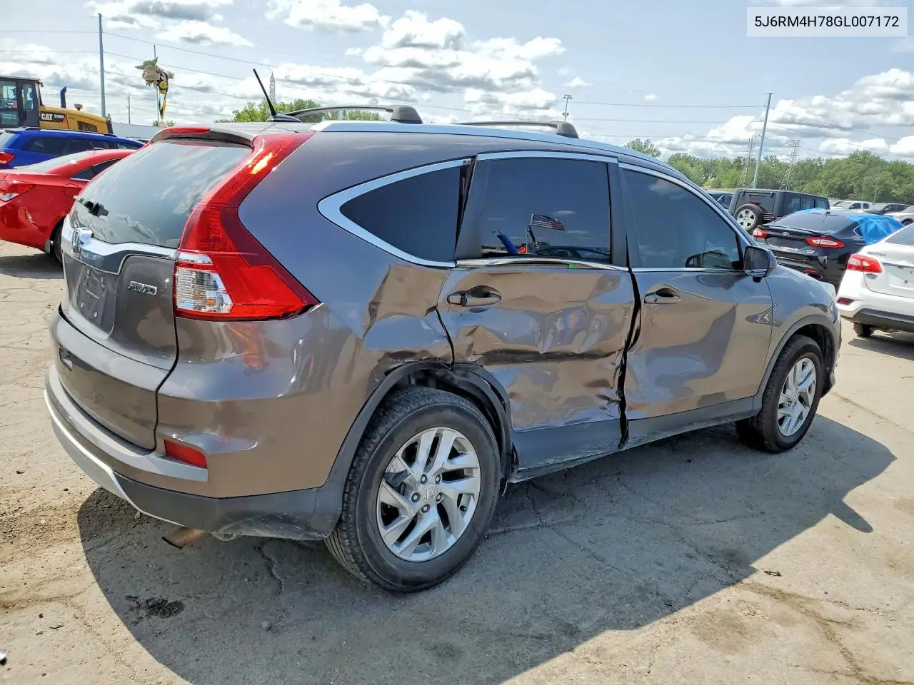 2016 Honda Cr-V Exl VIN: 5J6RM4H78GL007172 Lot: 61601966