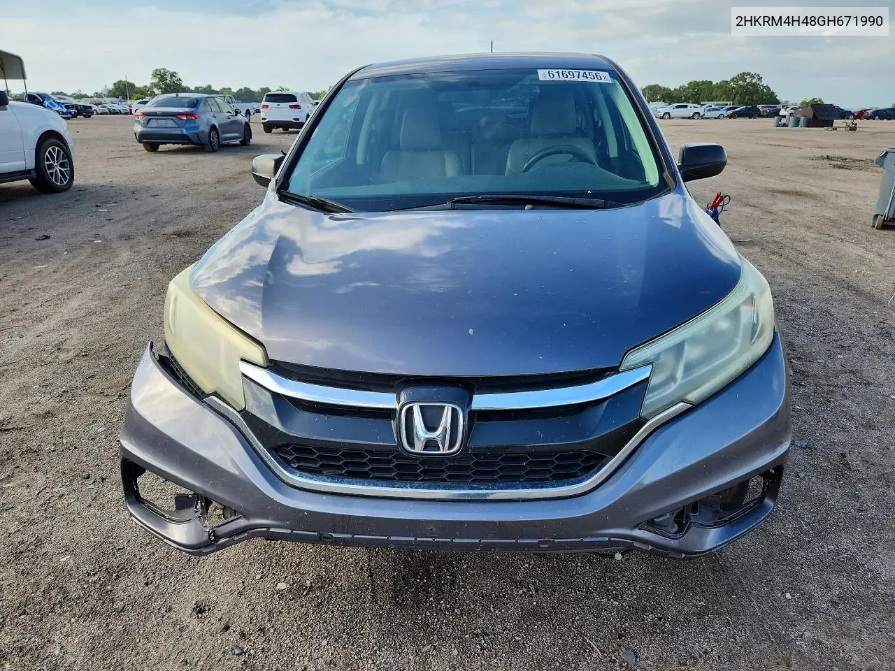 2016 Honda Cr-V Se VIN: 2HKRM4H48GH671990 Lot: 61697456