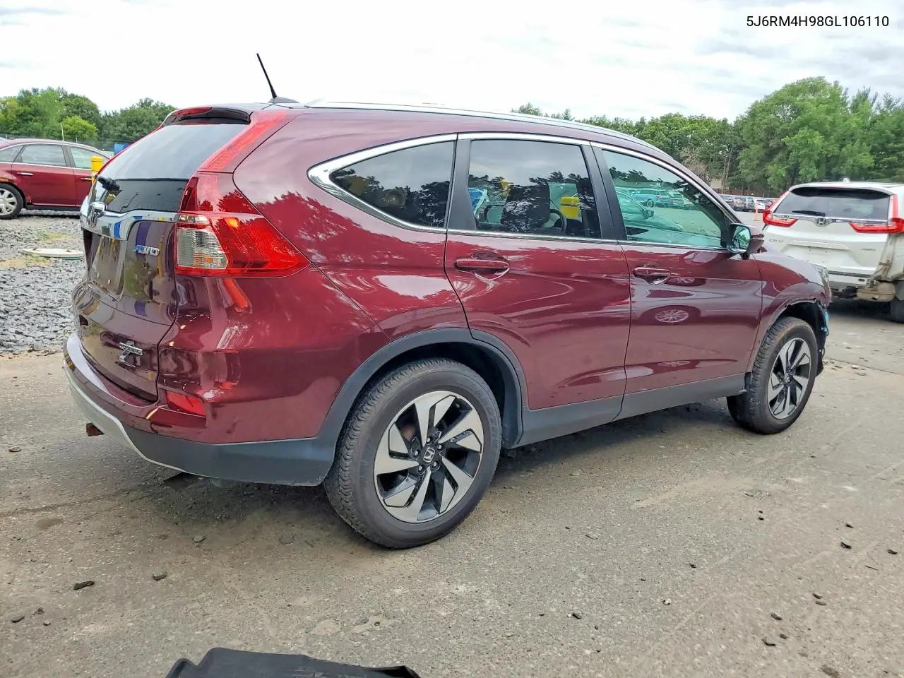 2016 Honda Cr-V Touring VIN: 5J6RM4H98GL106110 Lot: 61835046