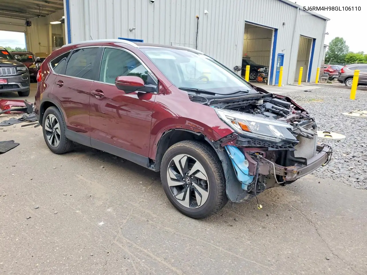2016 Honda Cr-V Touring VIN: 5J6RM4H98GL106110 Lot: 61835046