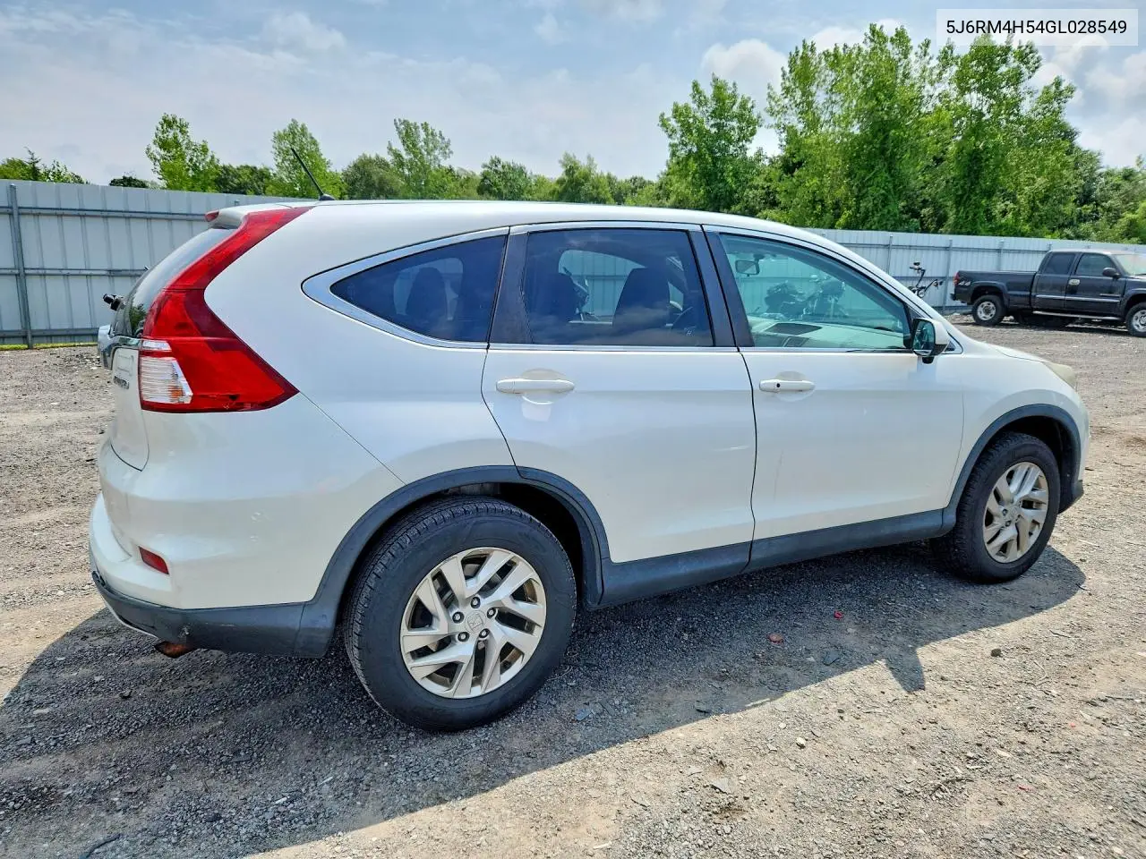 2016 Honda Cr-V Ex VIN: 5J6RM4H54GL028549 Lot: 62095976